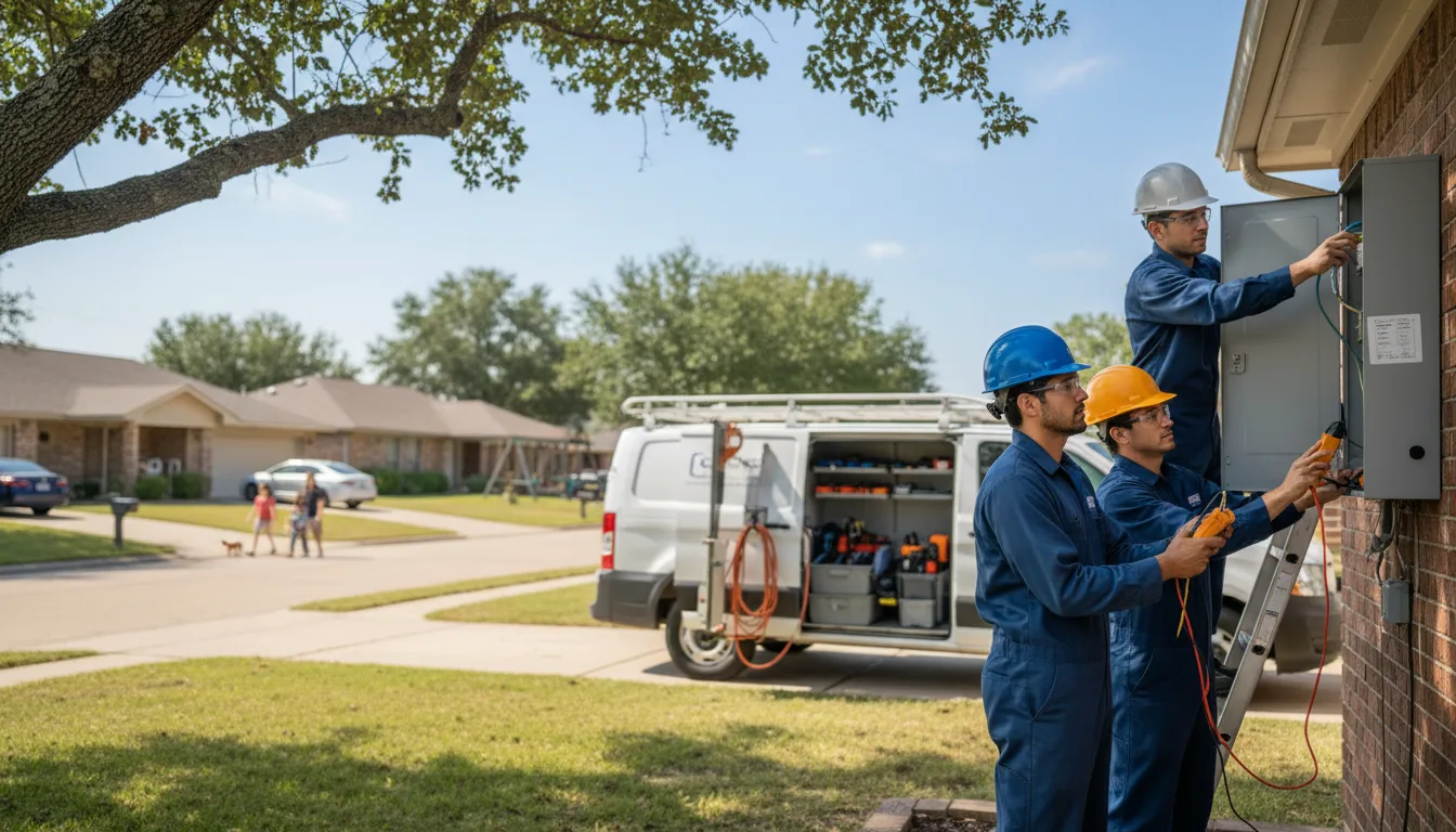 Certified electrician providing emergency electrical services in Nebraska City, NE